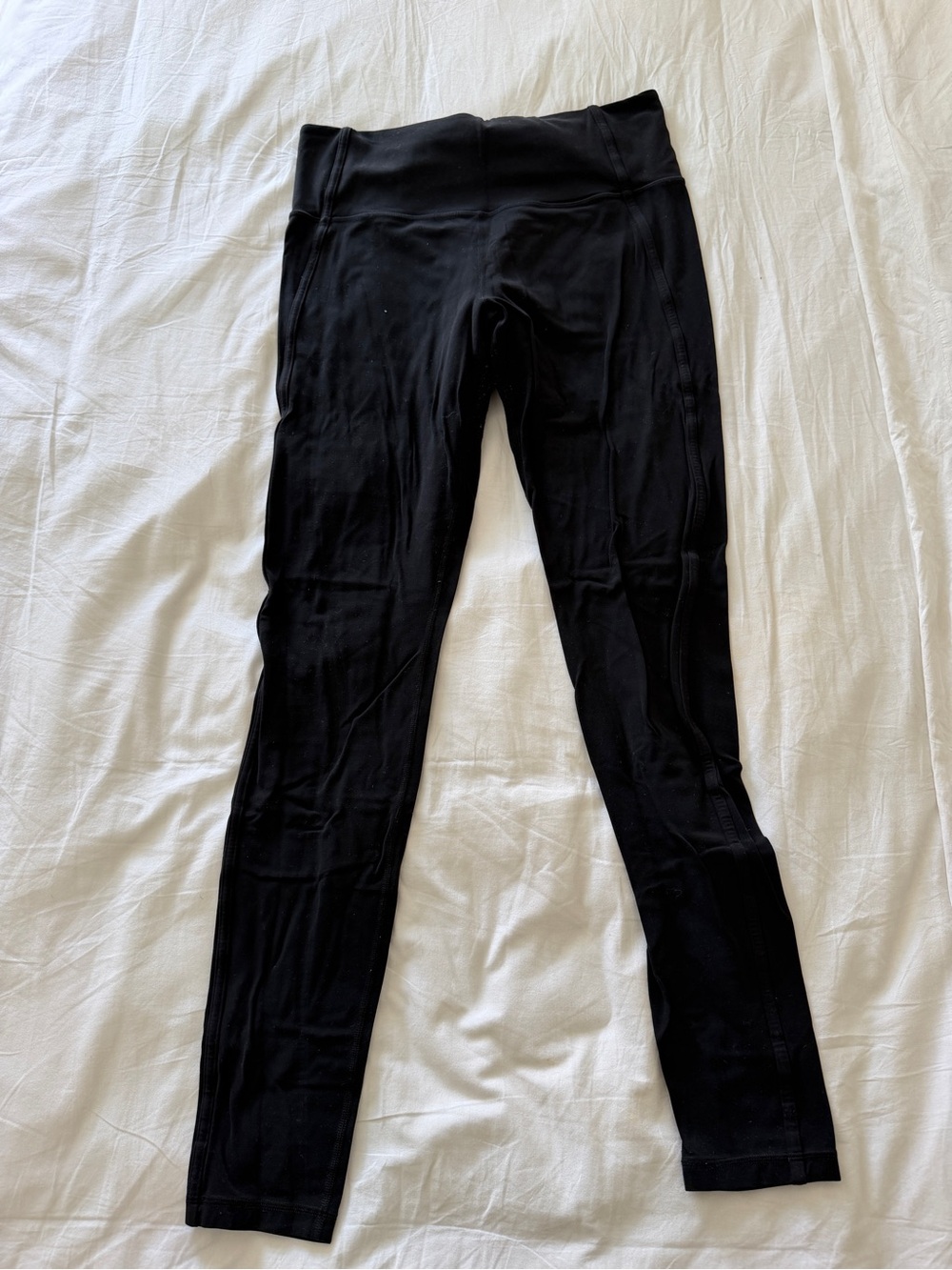 Athleta Black Elation Over the Heel Tight High-Rise Performance Leggings